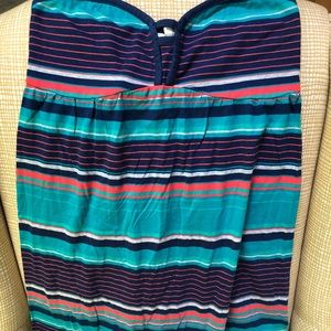 Roxy short strapless striped dress